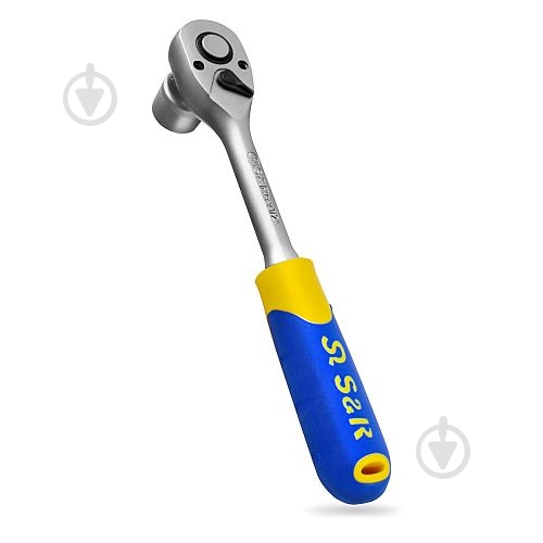 Тріскачка 1/2" 245 мм з реверсом CrV 45 зубців S&R 465045012 - фото 1 Тріскачка 1/2" 245 мм з реверсом CrV 45 зубців S&R 465045012 - фото 1