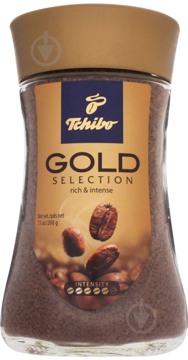 Кофе растворимый Tchibo Gold Selection 200 г - фото 1