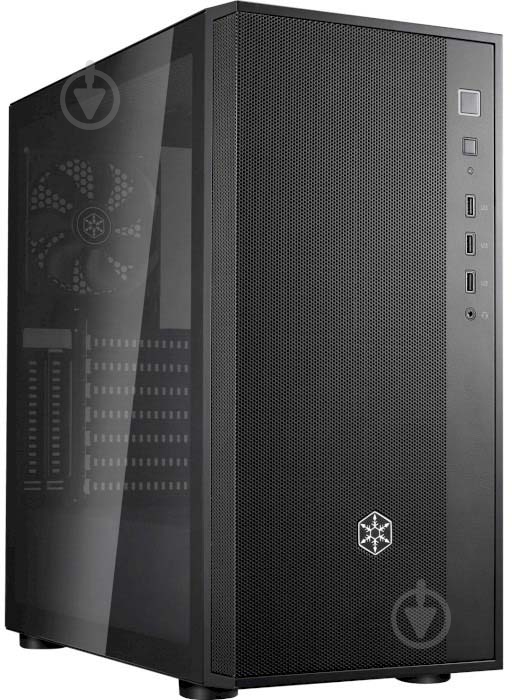 Корпус SilverStone FARA FAR1B-G-V2 Black (SST-FAR1B-G-V2) - фото 1