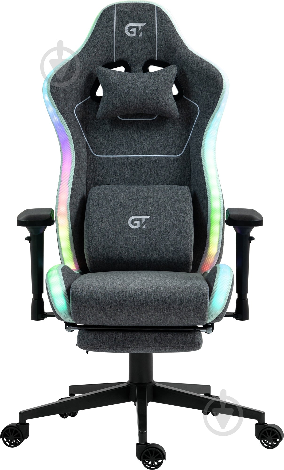 Кресло игровое GT Racer X-2306 серый - фото 6