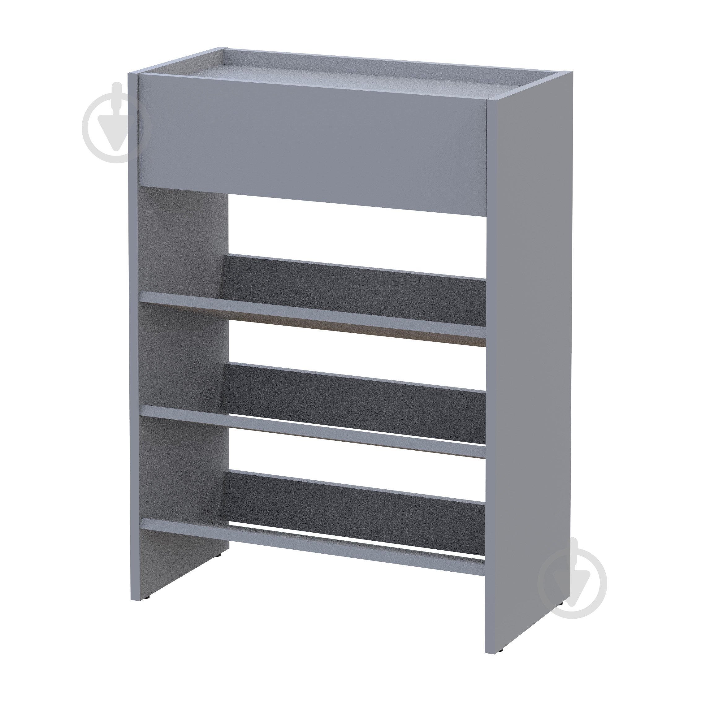 Полиця для взуття Doros S2 600x250x1130 мм сірий /сірий - фото 1