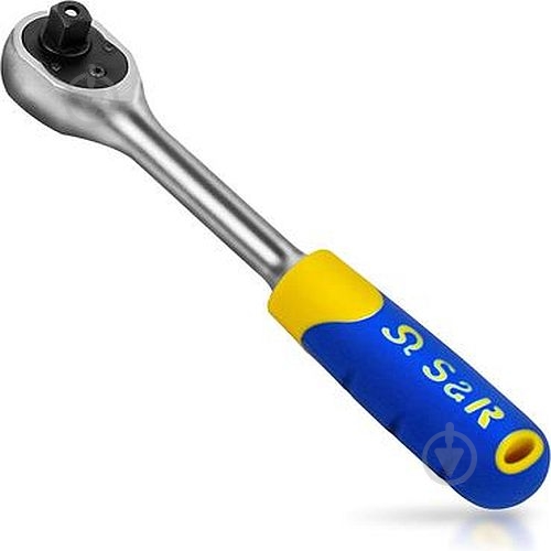 Тріскачка 3/8" 205 мм з реверсом CrV 45 зубців S&R 465045038 - фото 2