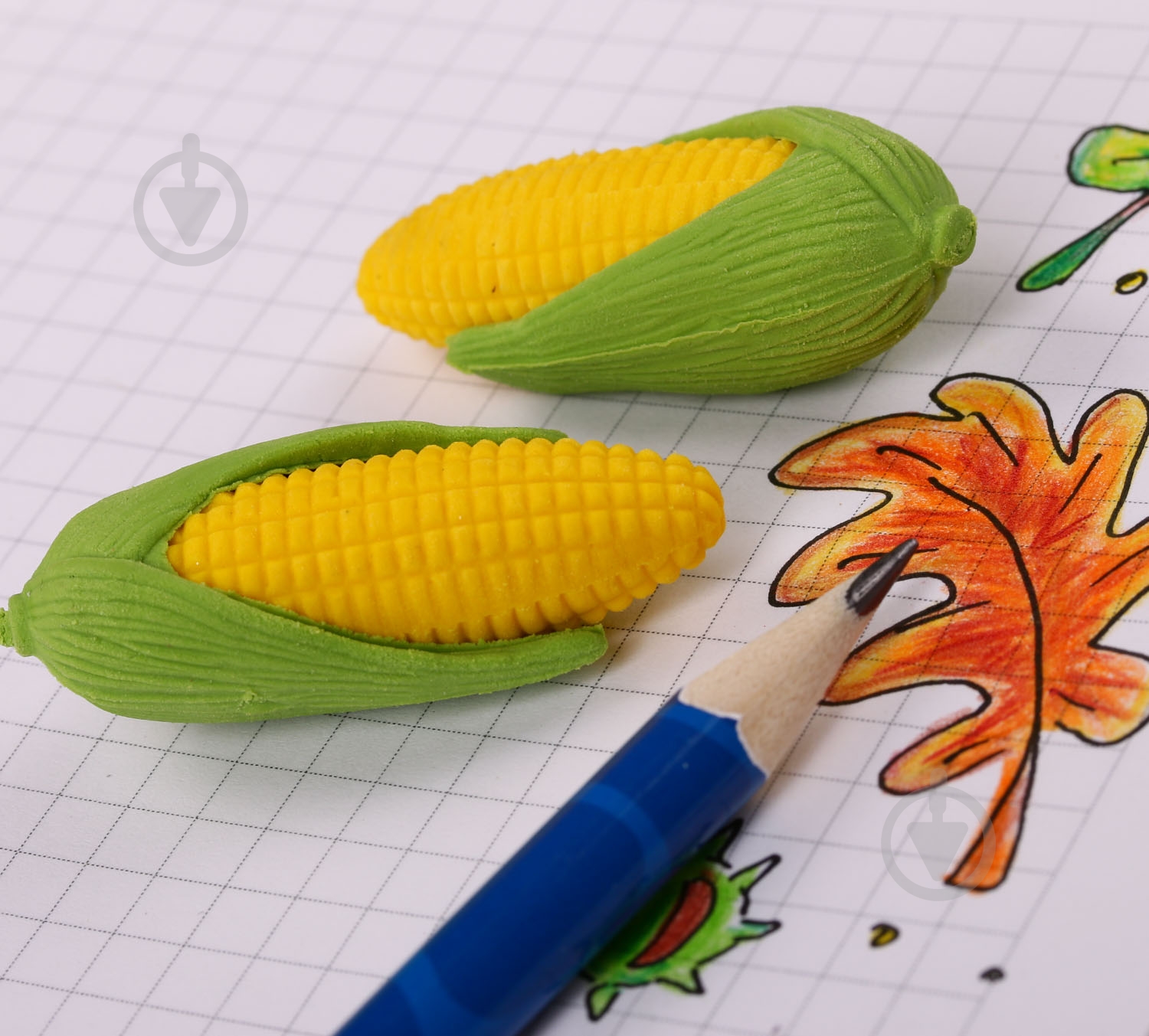 Набір гумок Кукурудза - фото 4