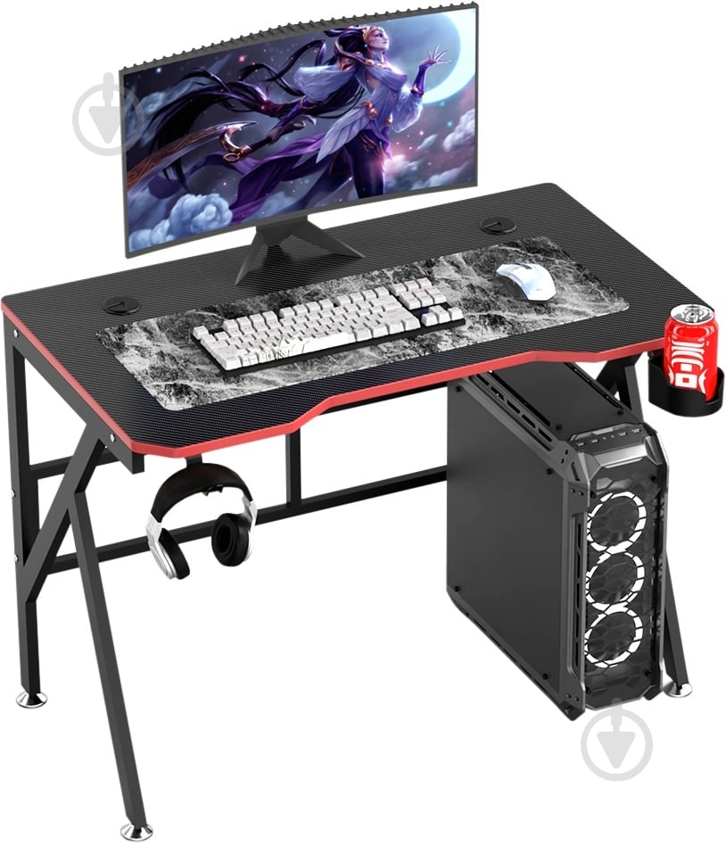 Стол компьютерный GT Racer T-1218 - фото 1 Стол компьютерный GT Racer T-1218 - фото 1