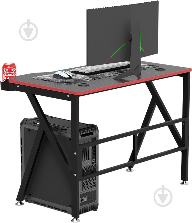 Стол компьютерный GT Racer T-1218 - фото 3 Стол компьютерный GT Racer T-1218 - фото 3