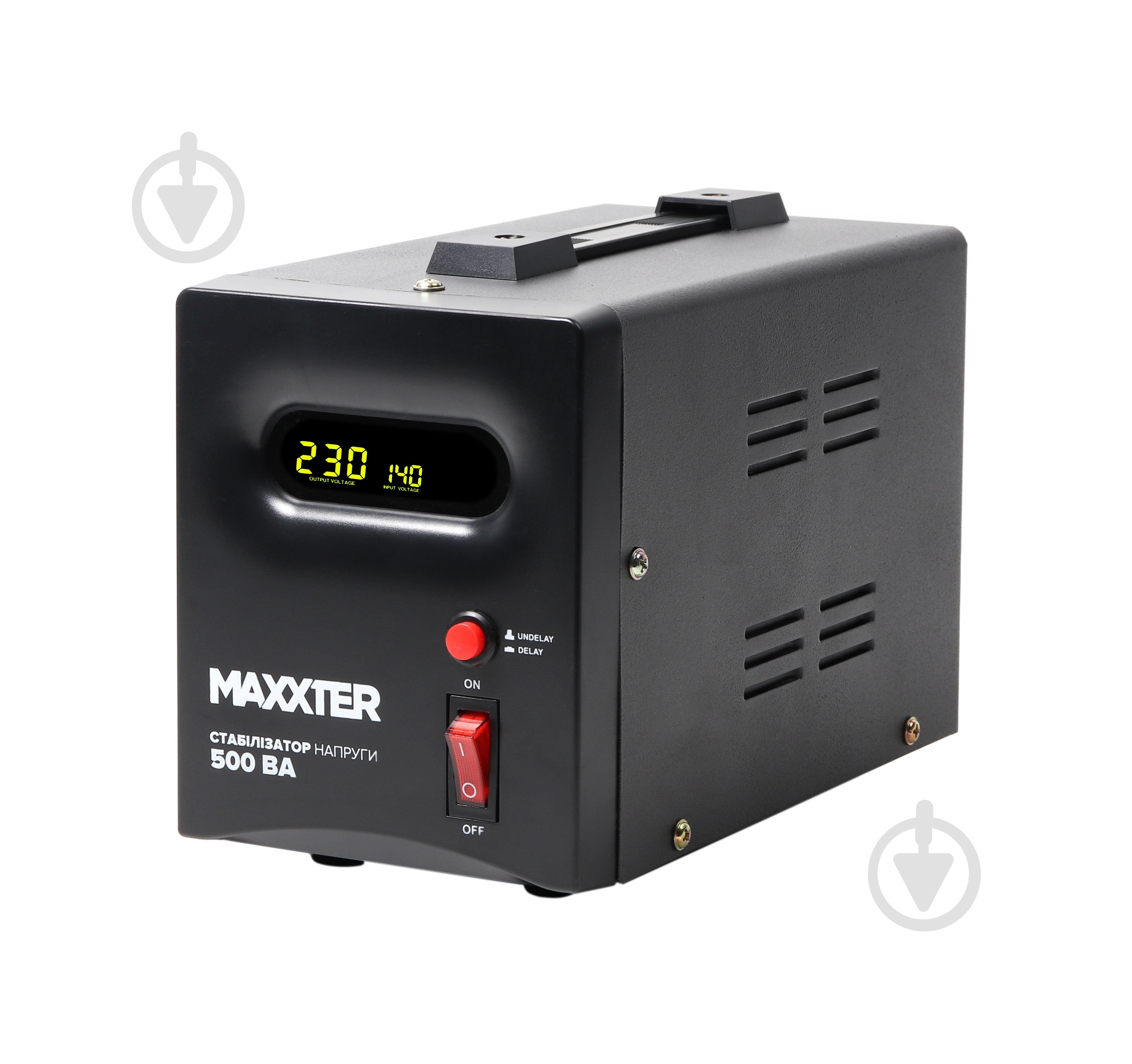 Стабілізатор напруги Maxxter 500 ВА MX-AVR-S500-01 - фото 1