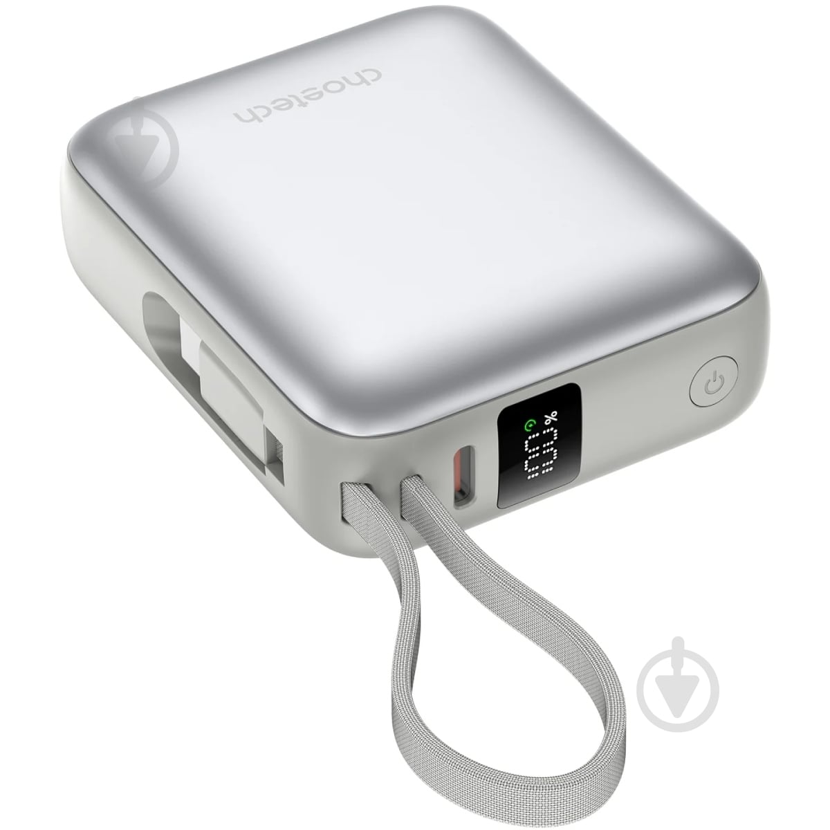 Повербанк Choetech 10000 mAh silver (B832-GY) - фото 2 Повербанк Choetech 10000 mAh silver (B832-GY) - фото 2