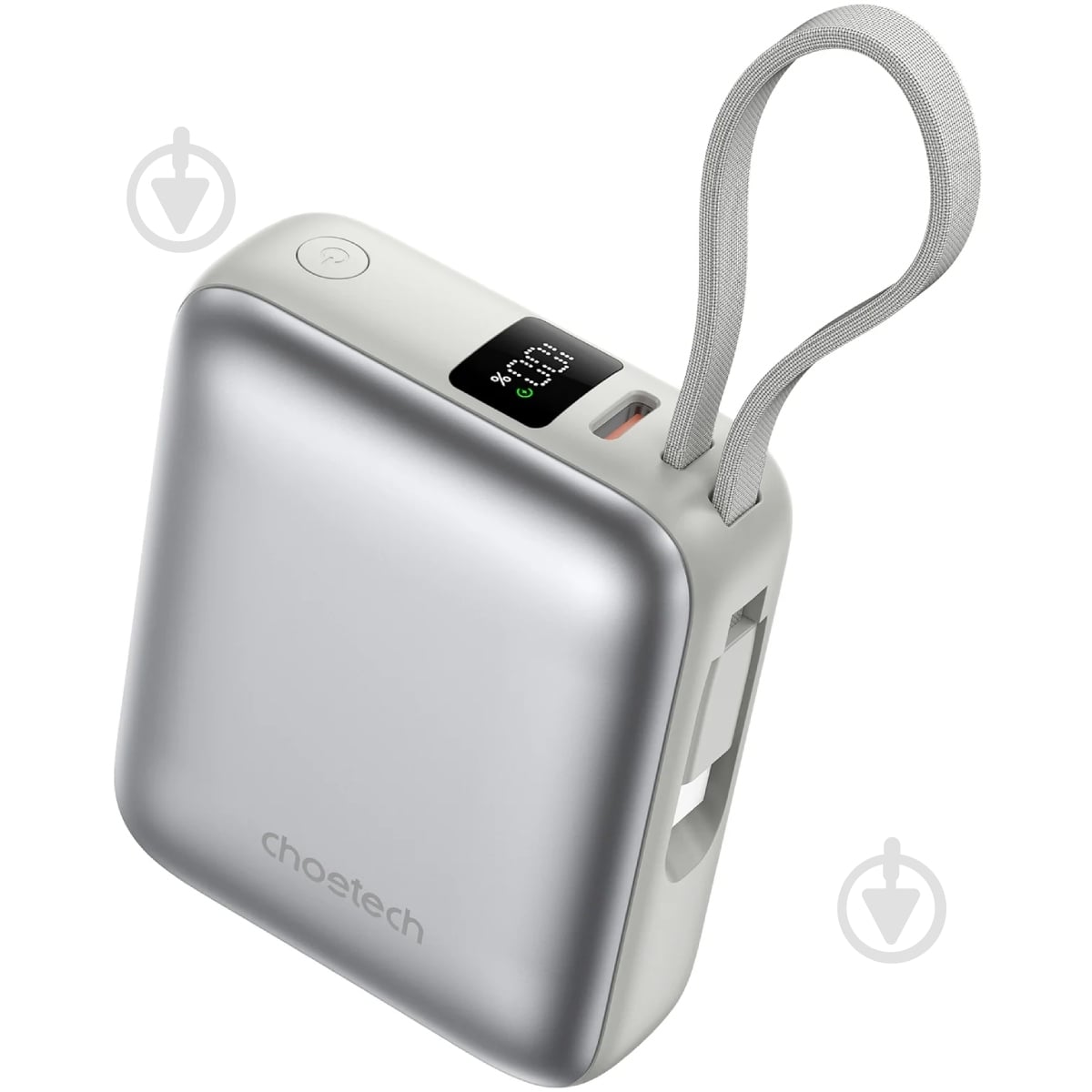 Повербанк Choetech 10000 mAh silver (B832-GY) - фото 3 Повербанк Choetech 10000 mAh silver (B832-GY) - фото 3