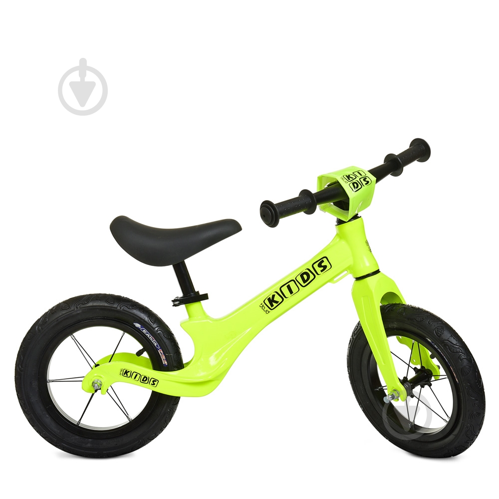 Беговел-велосипед PROFI KIDS зеленый SMG1205A-3 - фото 1