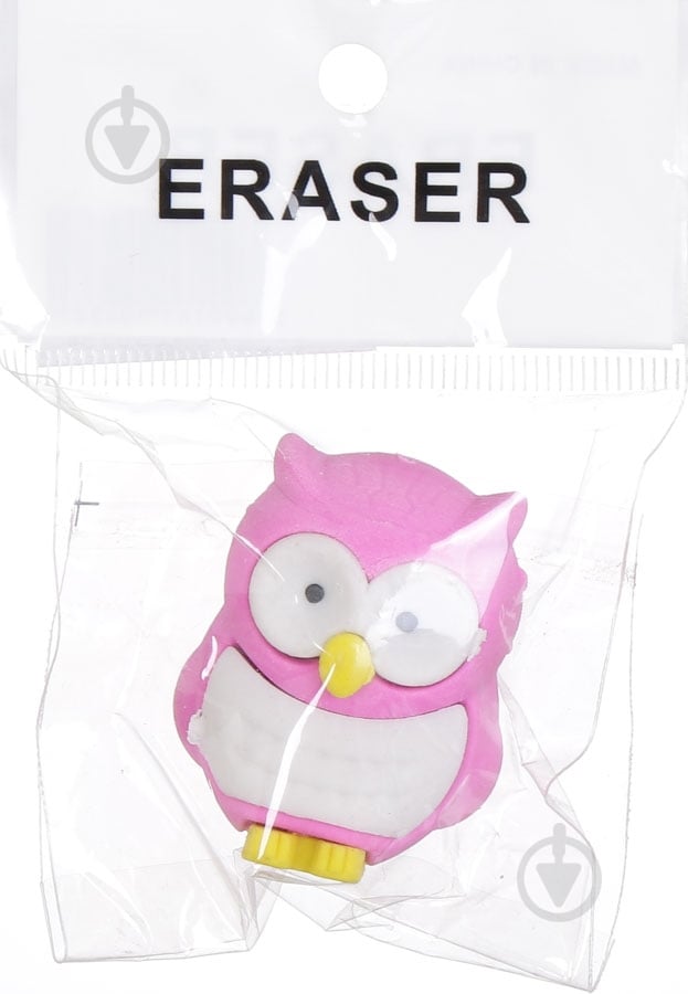 Ластик Сова розовый - фото 4 Ластик Сова розовый - фото 4