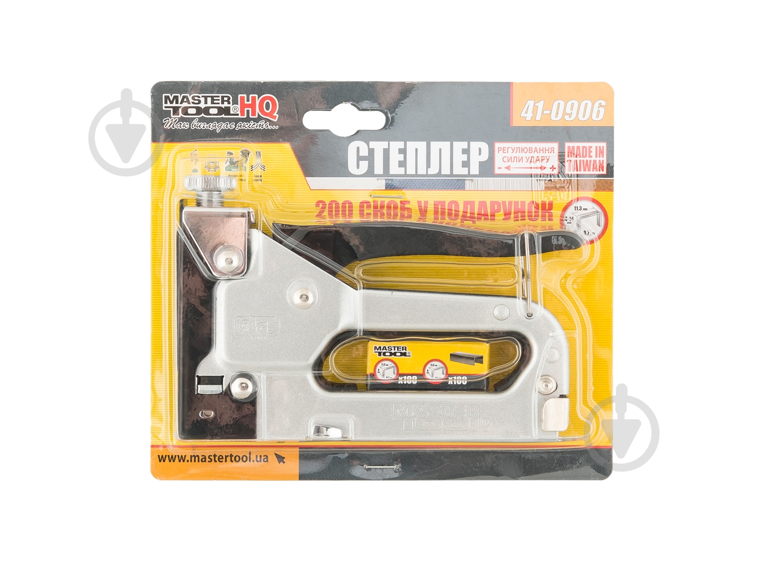 Степлер пружинний MasterTool 41-0906 - фото 1