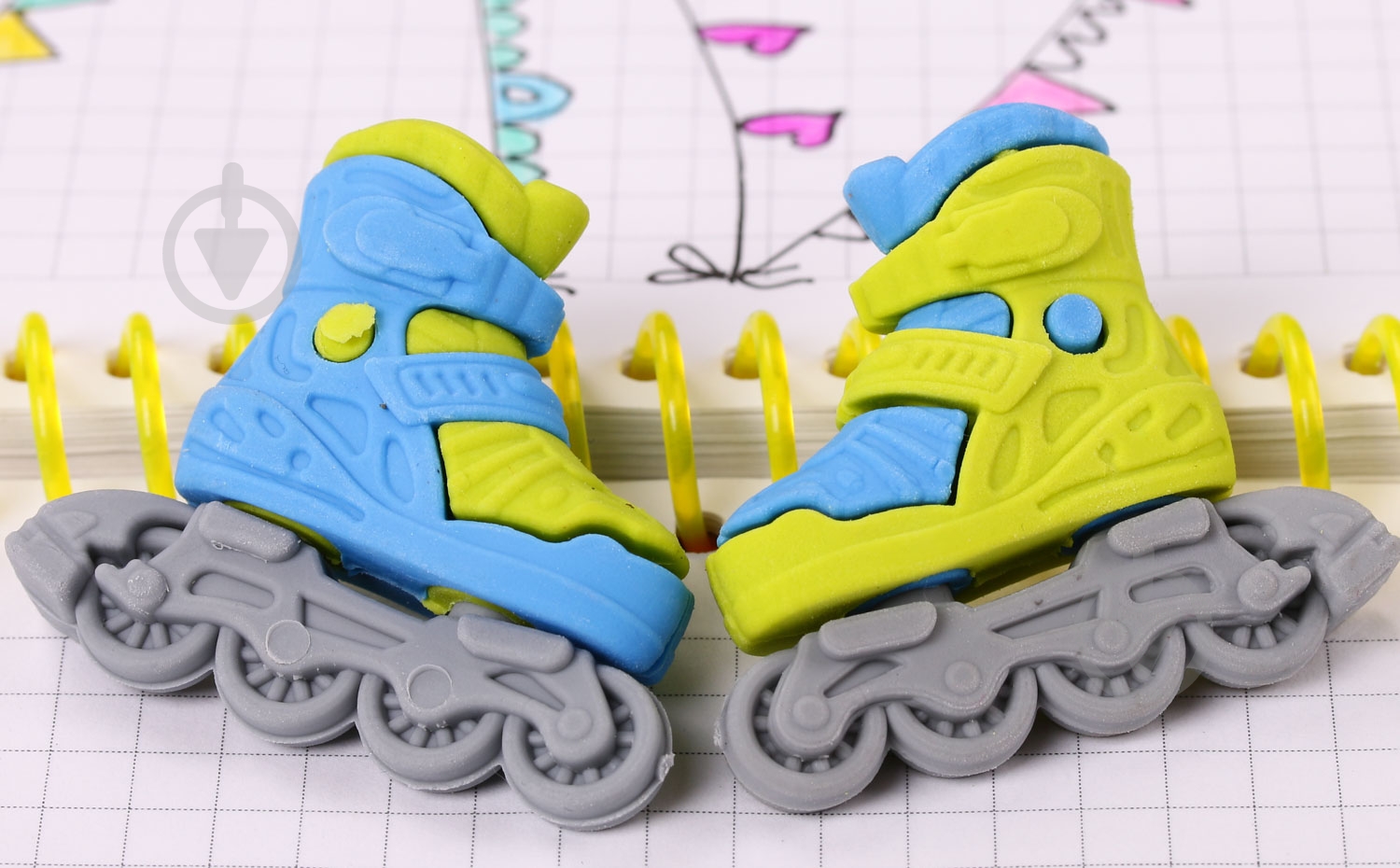 Ластик Ролики салатовый - фото 3