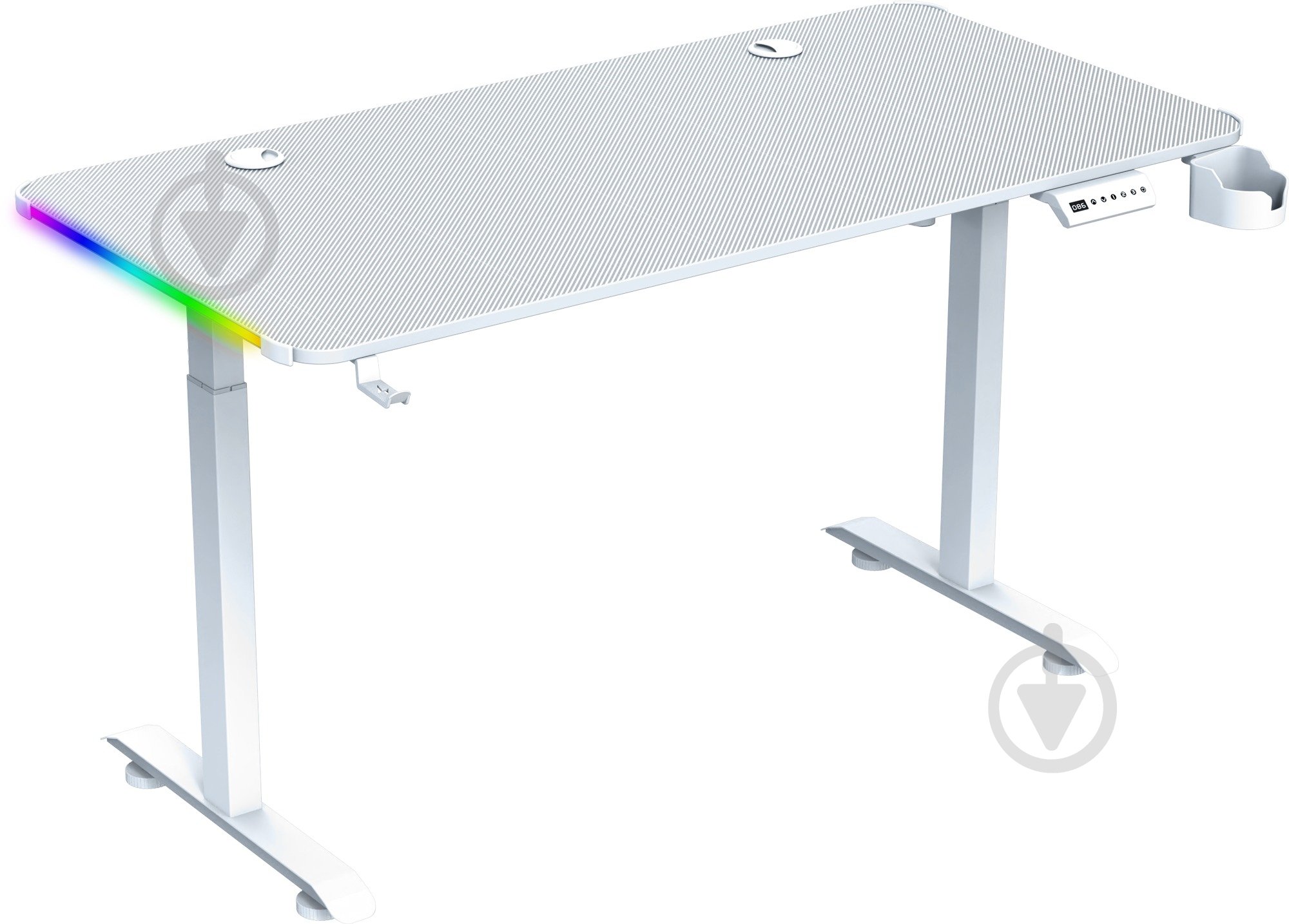 Стол компьютерный GT Racer T-1231 White - фото 1 Стол компьютерный GT Racer T-1231 White - фото 1