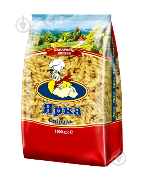 Макароны ТМ Ярка Спираль 1000 г - фото 1 Макароны ТМ Ярка Спираль 1000 г - фото 1