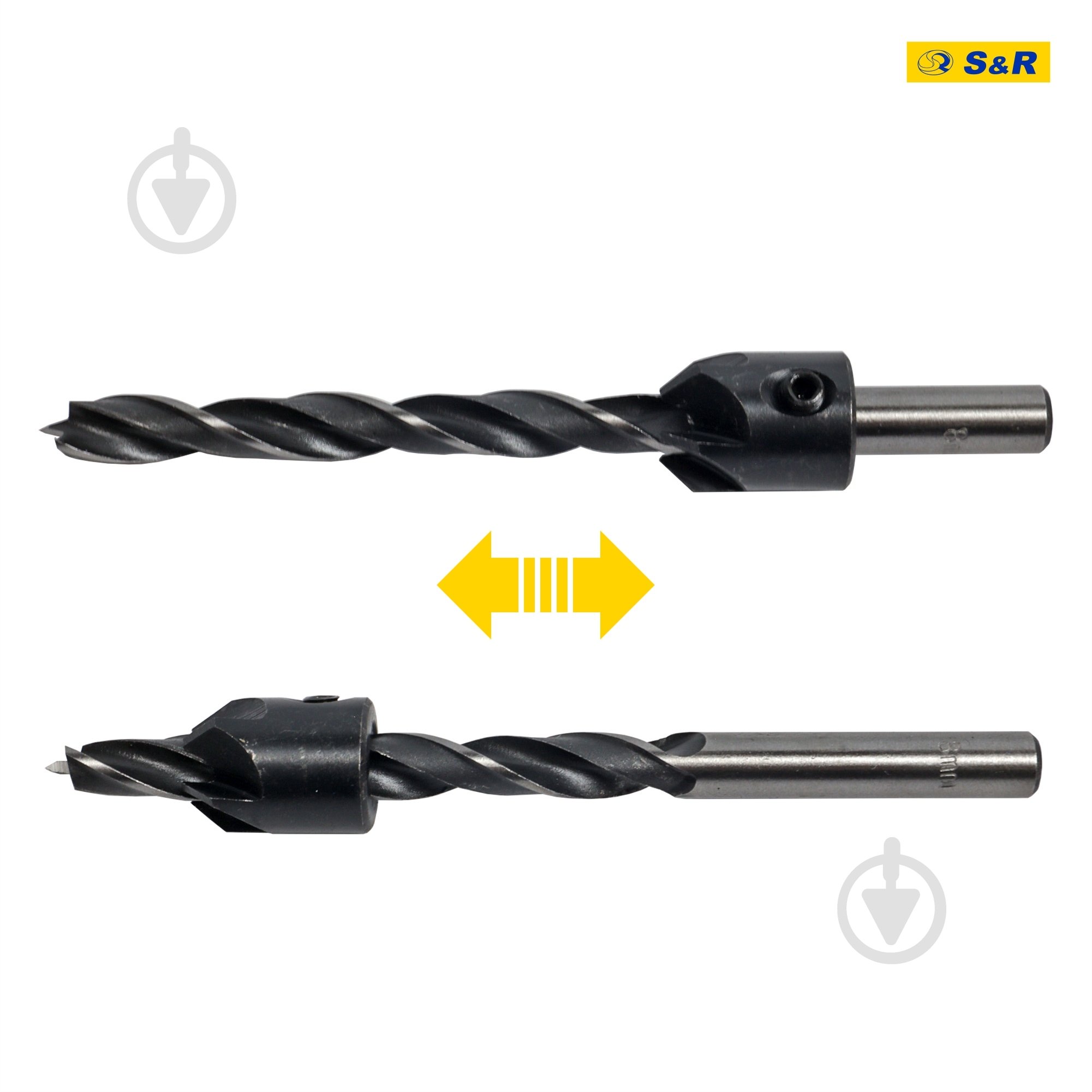 Набір свердел по дереву S&R Meister із зенкером 3-10 мм 7 шт. 216900007 - фото 8 Набір свердел по дереву S&R Meister із зенкером 3-10 мм 7 шт. 216900007 - фото 8