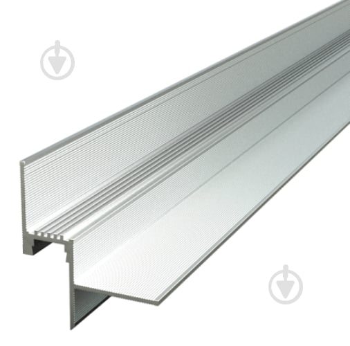 Профиль теневого шва АЛЮПРО с LED каналом ПАС-3410 без покрытия 3 м - фото 1