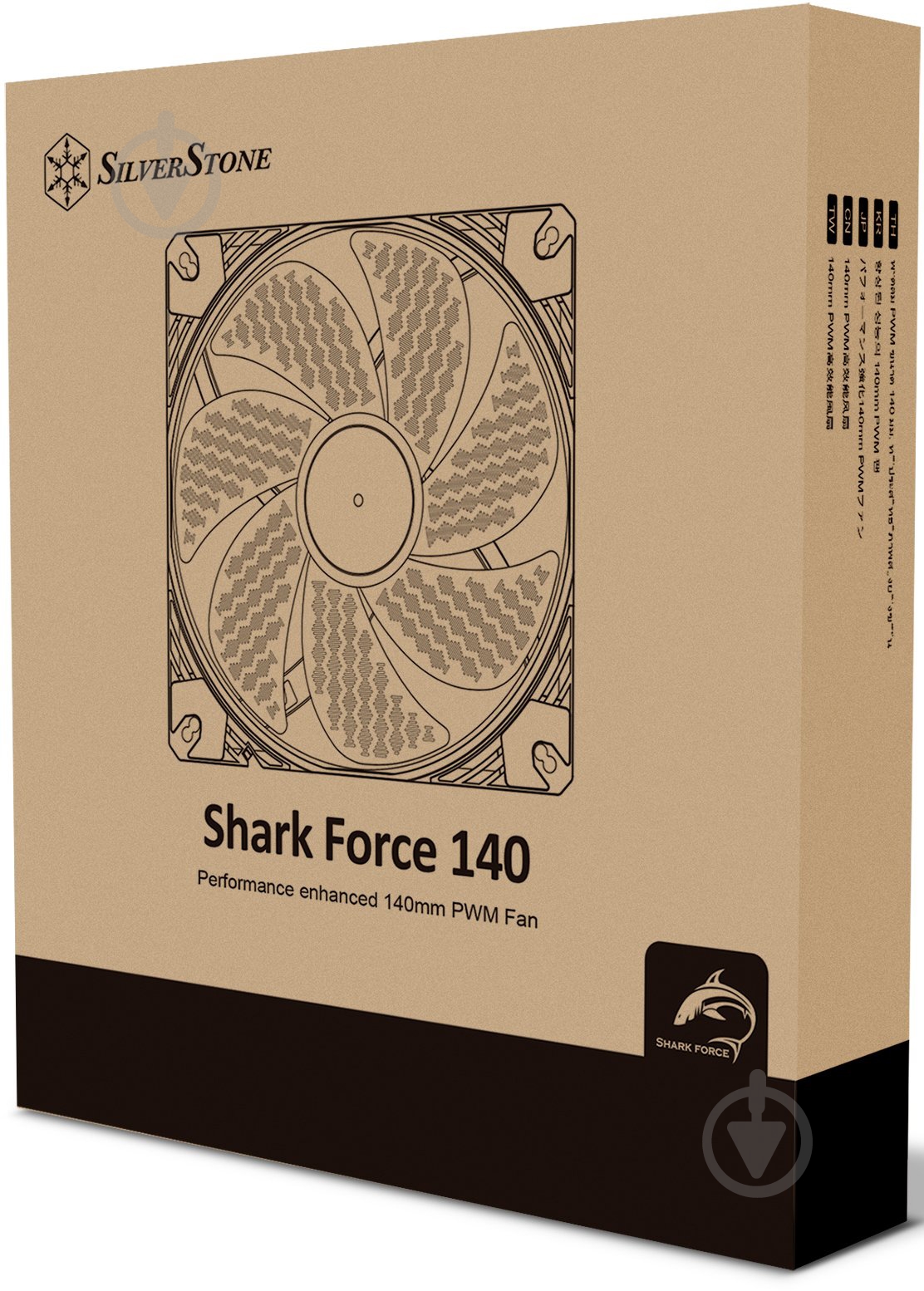 Вентилятор для корпуса SilverStone Shark Force SF140B (SST-SF140B) - фото 12 Вентилятор для корпуса SilverStone Shark Force SF140B (SST-SF140B) - фото 12