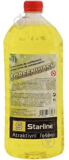 Омыватель стекла STARLINE Non Alergic (NA SWL-1PET) лето 1 л - фото 1 Омыватель стекла STARLINE Non Alergic (NA SWL-1PET) лето 1 л - фото 1