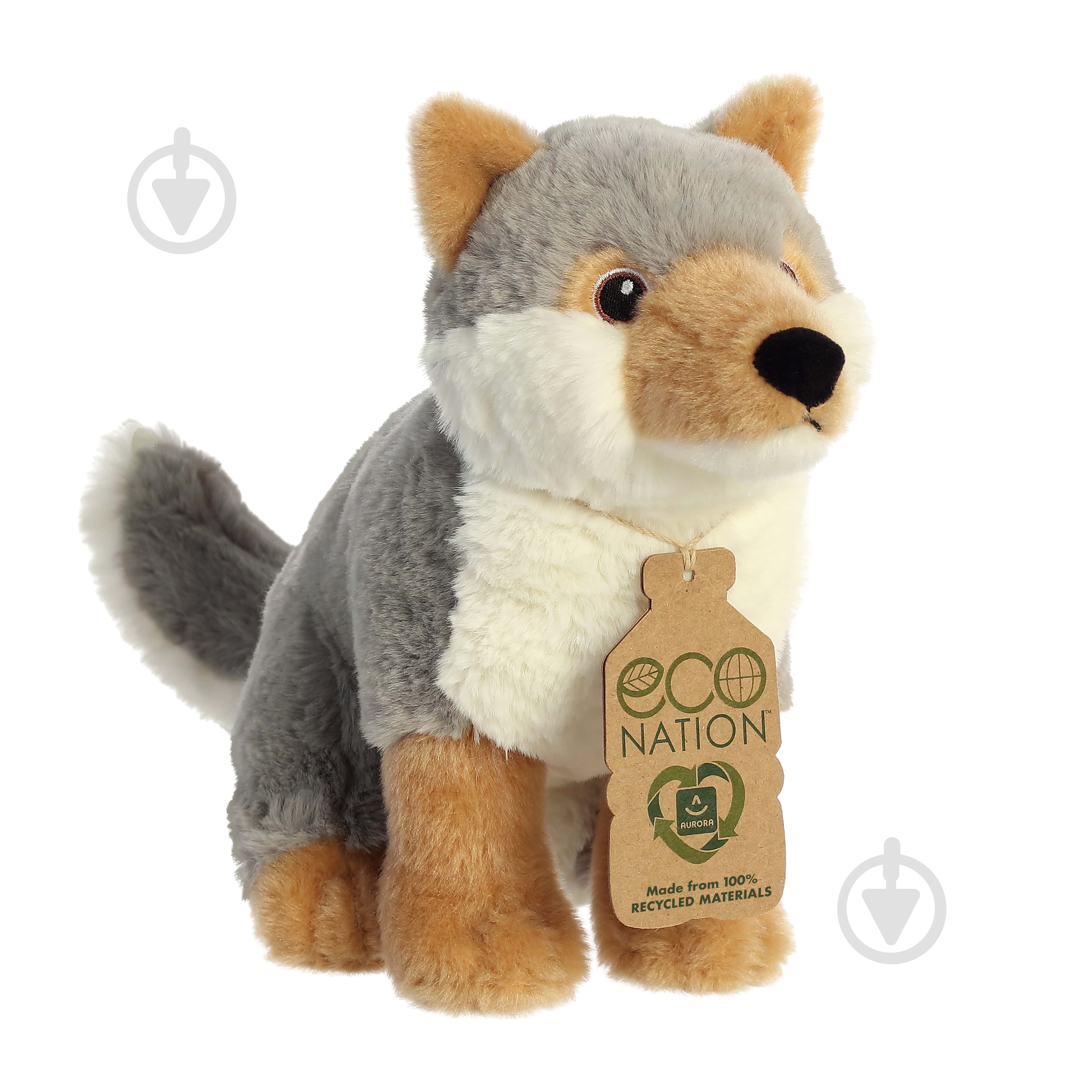 Мягкая игрушка Aurora ECO Волк 24 см разноцветный 200039G - фото 1
