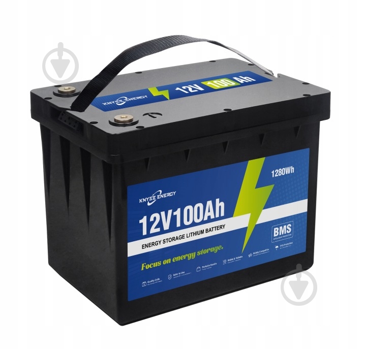 Аккумулятор KNYEE ENERGY 100Ah 12,8V (1,28кВт) - фото 1