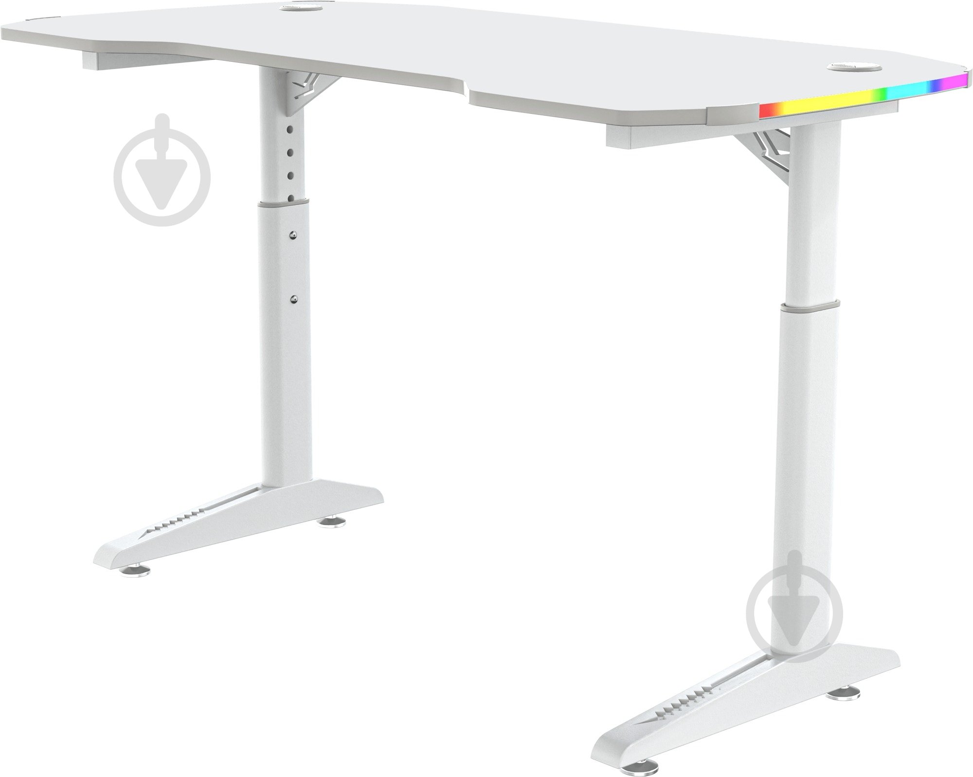 Стол компьютерный GT Racer T-1229 White - фото 1 Стол компьютерный GT Racer T-1229 White - фото 1