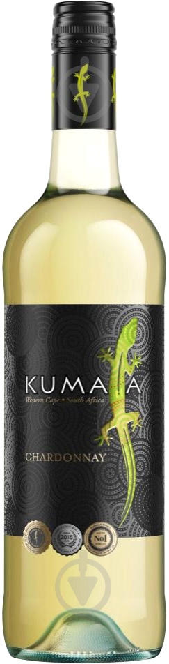 Вино Kumala Chardonnay біле сухе 0,75 л - фото 1