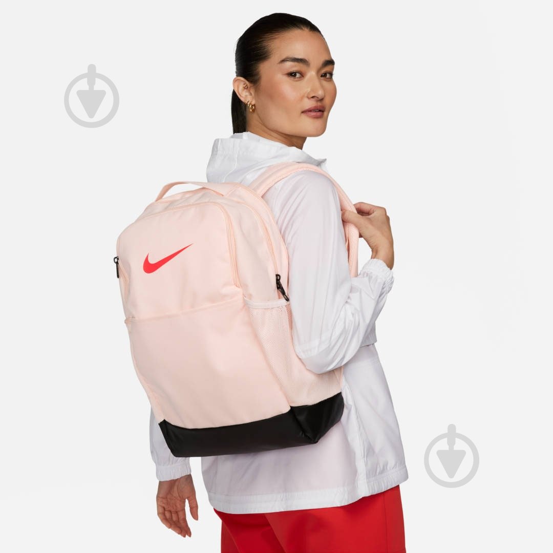 Рюкзак Nike BRASILIA 9.5 DH7709-838 24 л рожевий - фото 10
