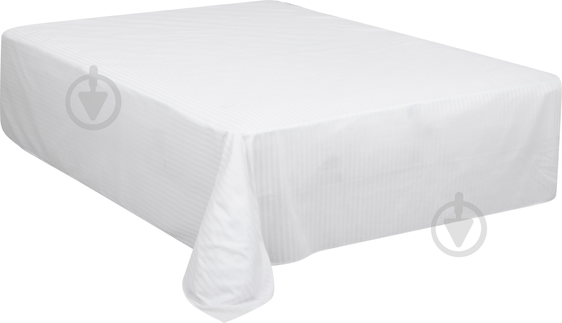 Простынь сатин страйп 180х220 см белый Origami Horeca - фото 1