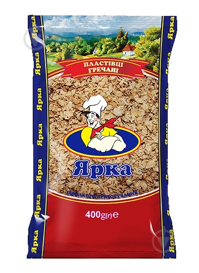 Пластівці гречані ТМ Ярка 400 г - фото 1
