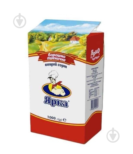 Мука пшеничная ТМ Ярка 1 кг - фото 1 Мука пшеничная ТМ Ярка 1 кг - фото 1