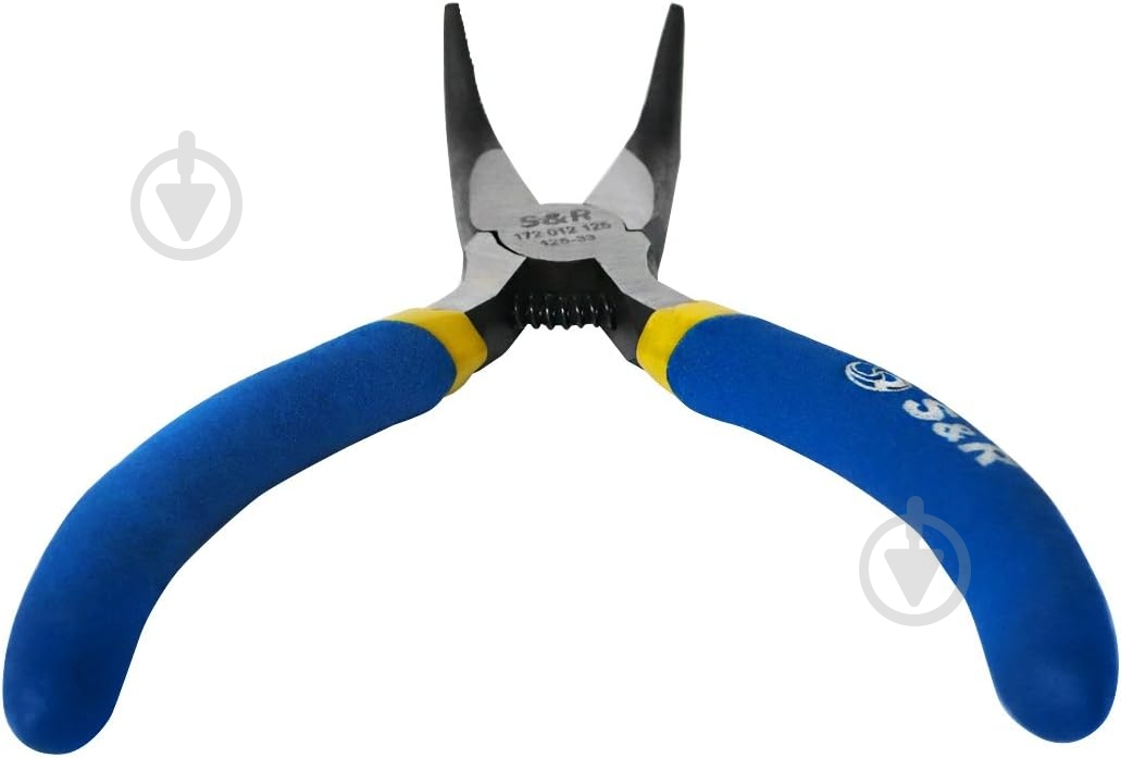 Плоскогубці S&R ECO міні 125x33 мм подовжені загнуті 172012125 - фото 2