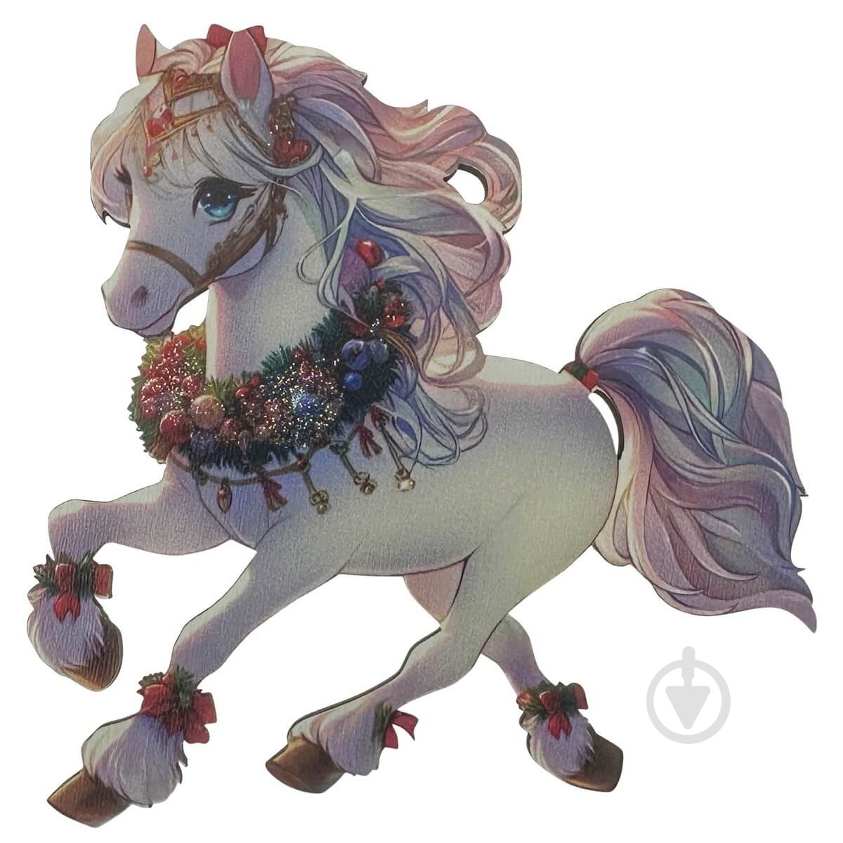 Подвеска MIS LT Лошадь дерево 10 см - фото 2