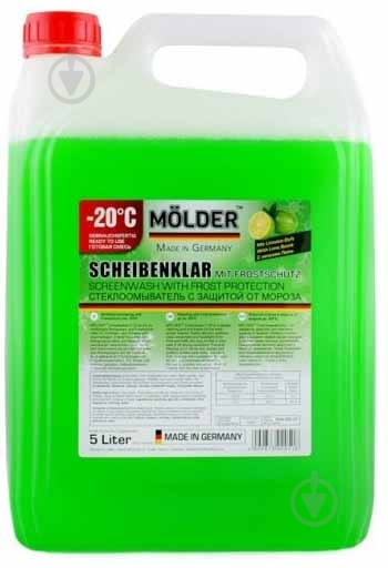 Омыватель стекла Molder SCH-20C-51 Лимон зима -20 °С 5 л - фото 1 Омыватель стекла Molder SCH-20C-51 Лимон зима -20 °С 5 л - фото 1