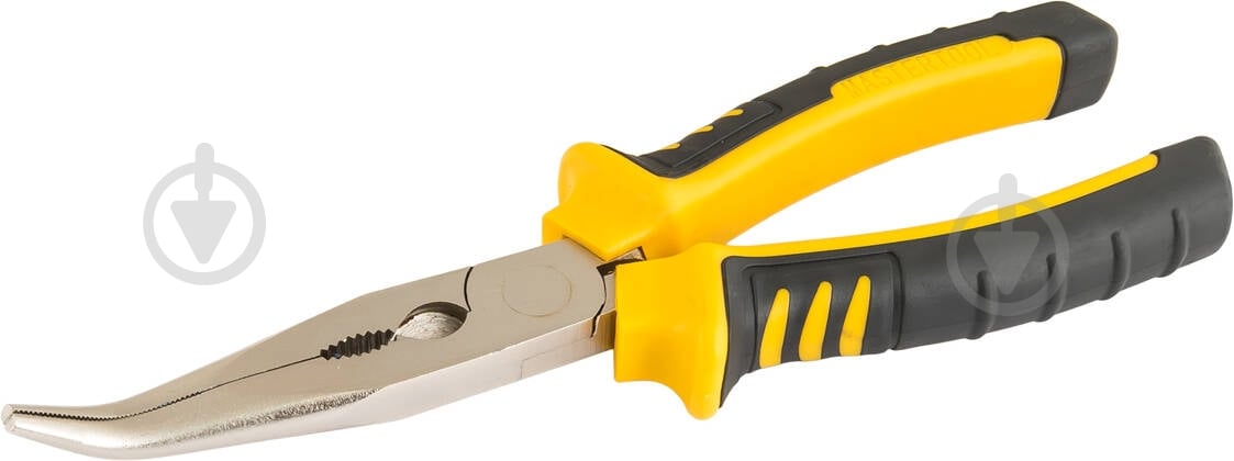 Щипці гнуті MasterTool 200 мм С55 HRC 45-50 23-3200 - фото 1