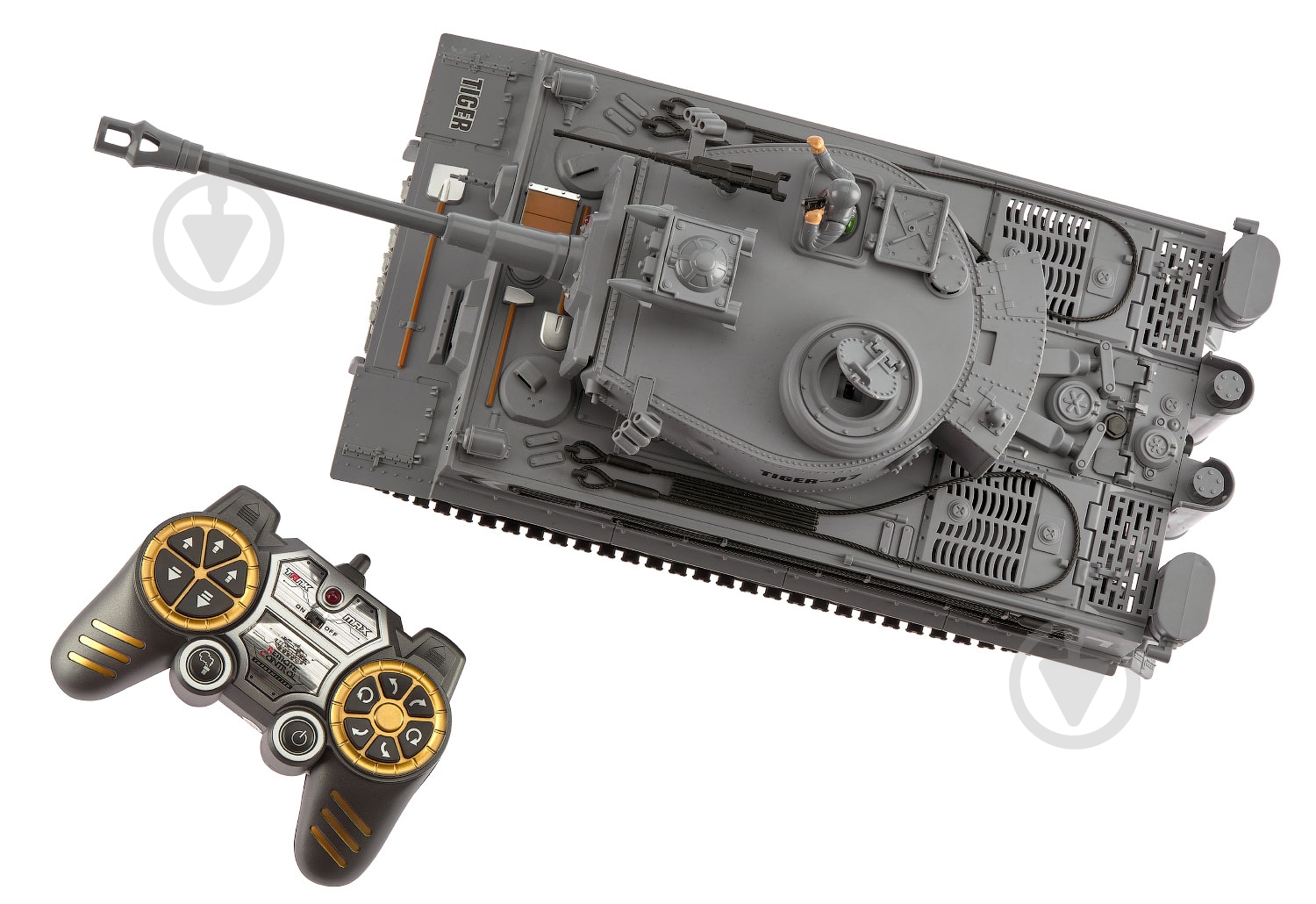 Танк ZIPP Toys German Tiger 1:18 532.00.15 - фото 2