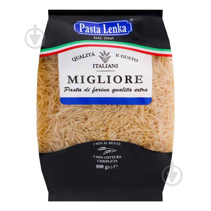 Вермішель Pasta Lenka 800 г - фото 1