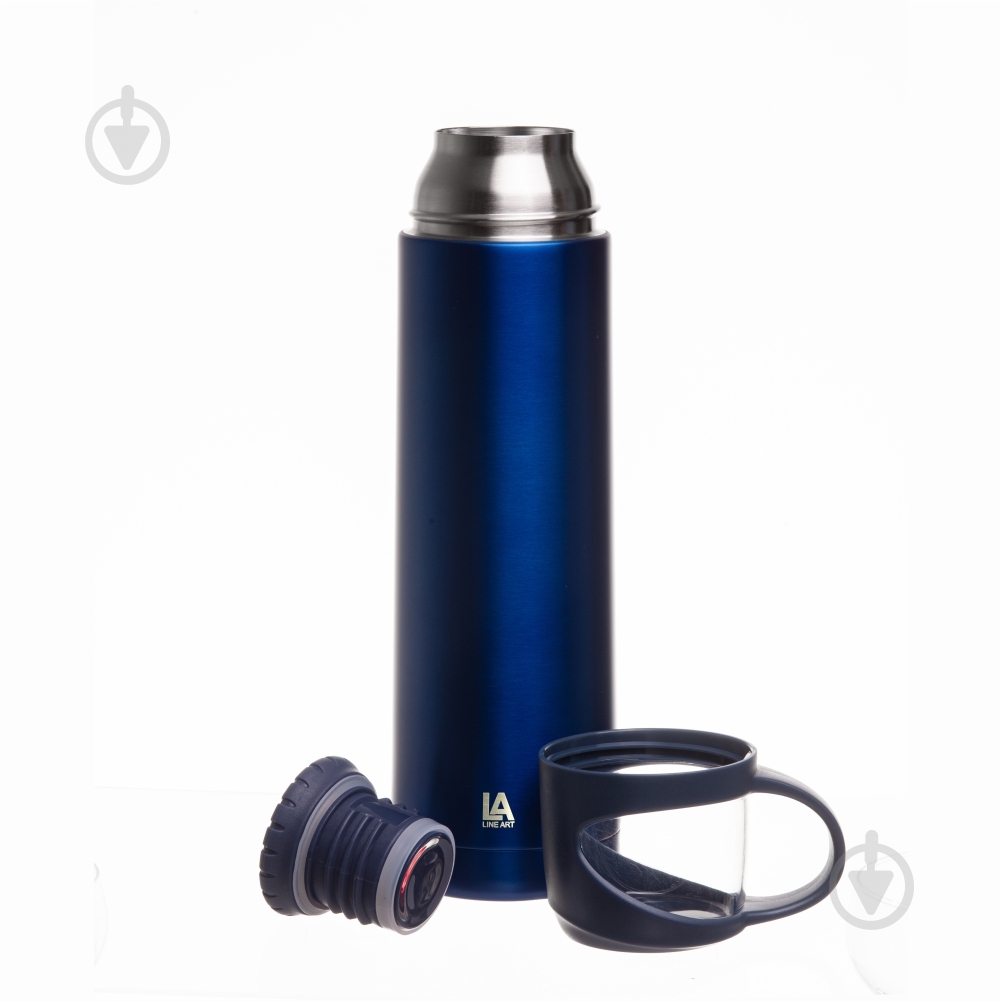 Термос Line Art Borneo 500 мл синий - фото 2