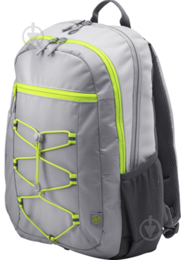 Рюкзак HP 15.6" grey/yellow (1LU23AA) Active Backpack - фото 1 Рюкзак HP 15.6" grey/yellow (1LU23AA) Active Backpack - фото 1