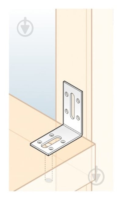 Уголок регулируемый Профсталь ассиметричный 55x50x30 мм 2 мм белый цинк - фото 3 Уголок регулируемый Профсталь ассиметричный 55x50x30 мм 2 мм белый цинк - фото 3