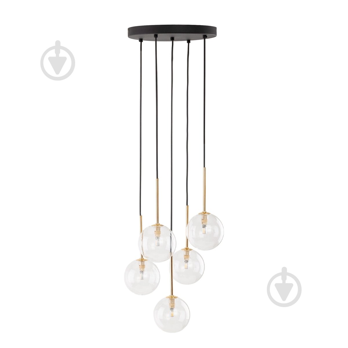 Подвес TK Lighting NILOS 10290 5x/G9 черный - фото 1