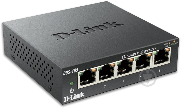 Комутатор D-Link DGS-105/E - фото 2 Комутатор D-Link DGS-105/E - фото 2
