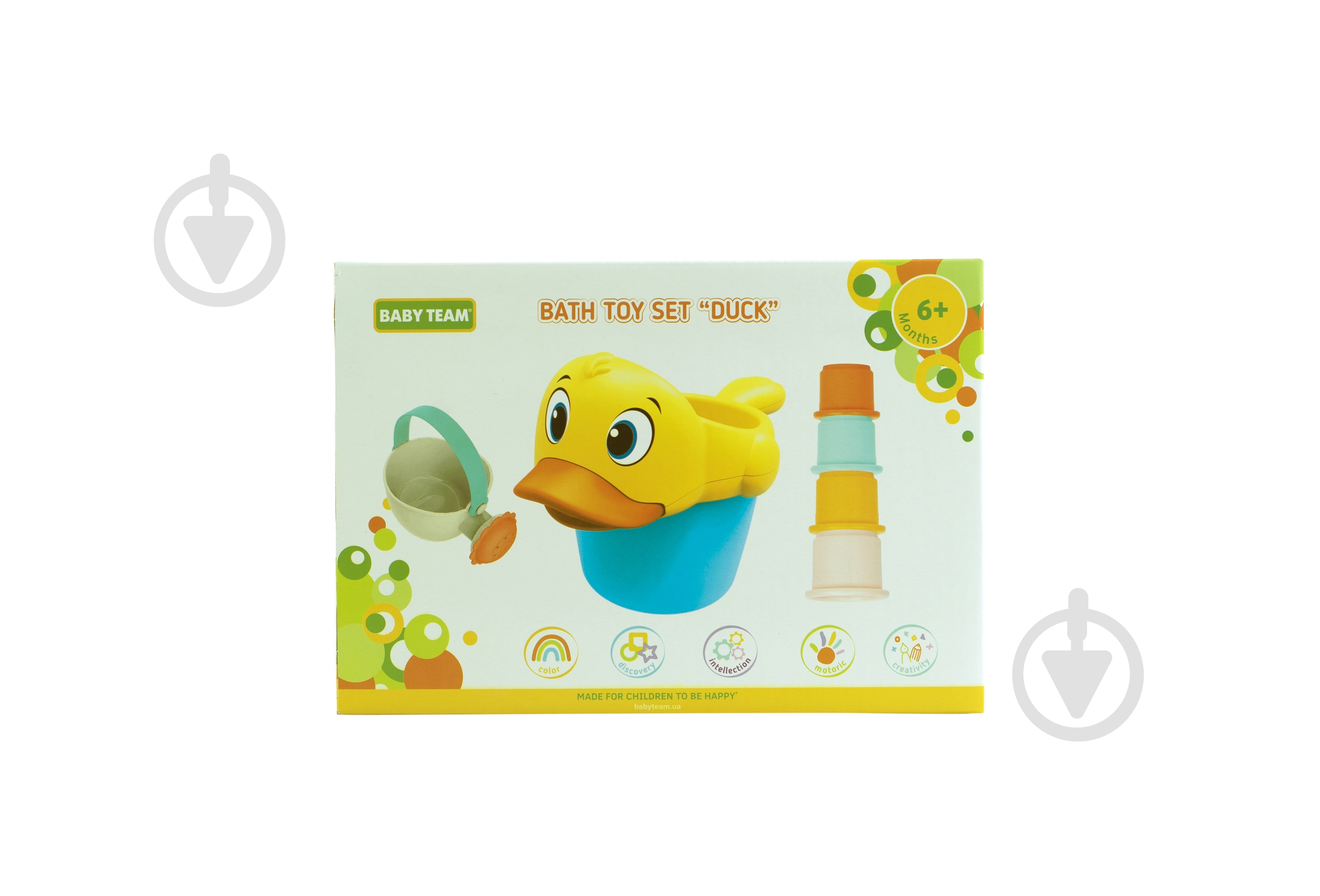 Набор игрушек для ванной Baby Team Уточка 9026 - фото 2