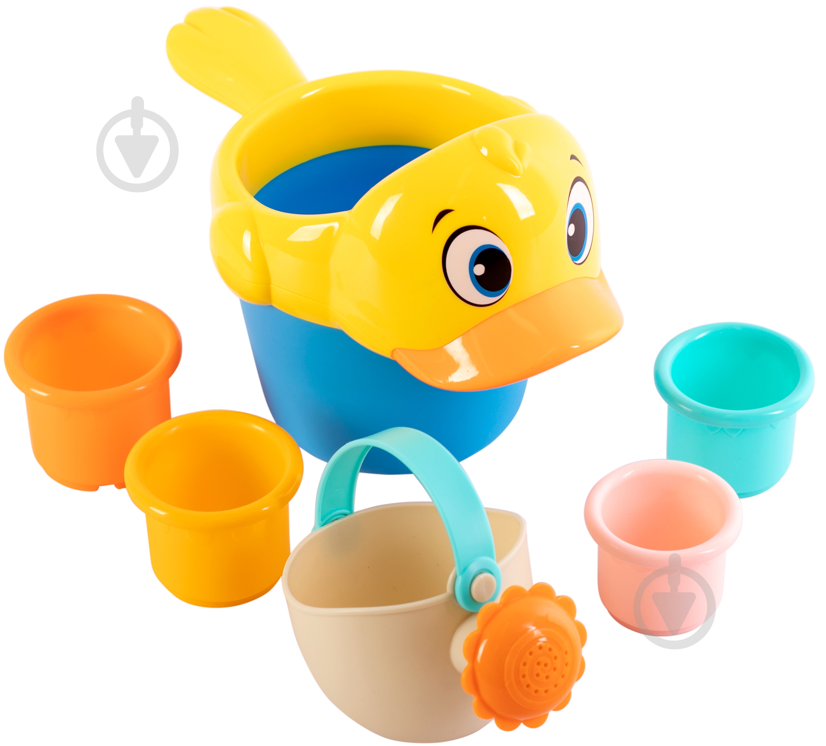 Набор игрушек для ванной Baby Team Уточка 9026 - фото 1