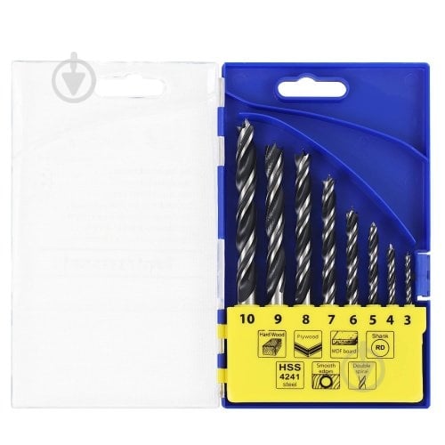 Набор сверл по дереву S&R 8 шт. 216801008 - фото 1 Набор сверл по дереву S&R 8 шт. 216801008 - фото 1