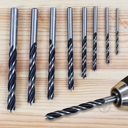 Набор сверл по дереву S&R 8 шт. 216801008 - фото 3 Набор сверл по дереву S&R 8 шт. 216801008 - фото 3