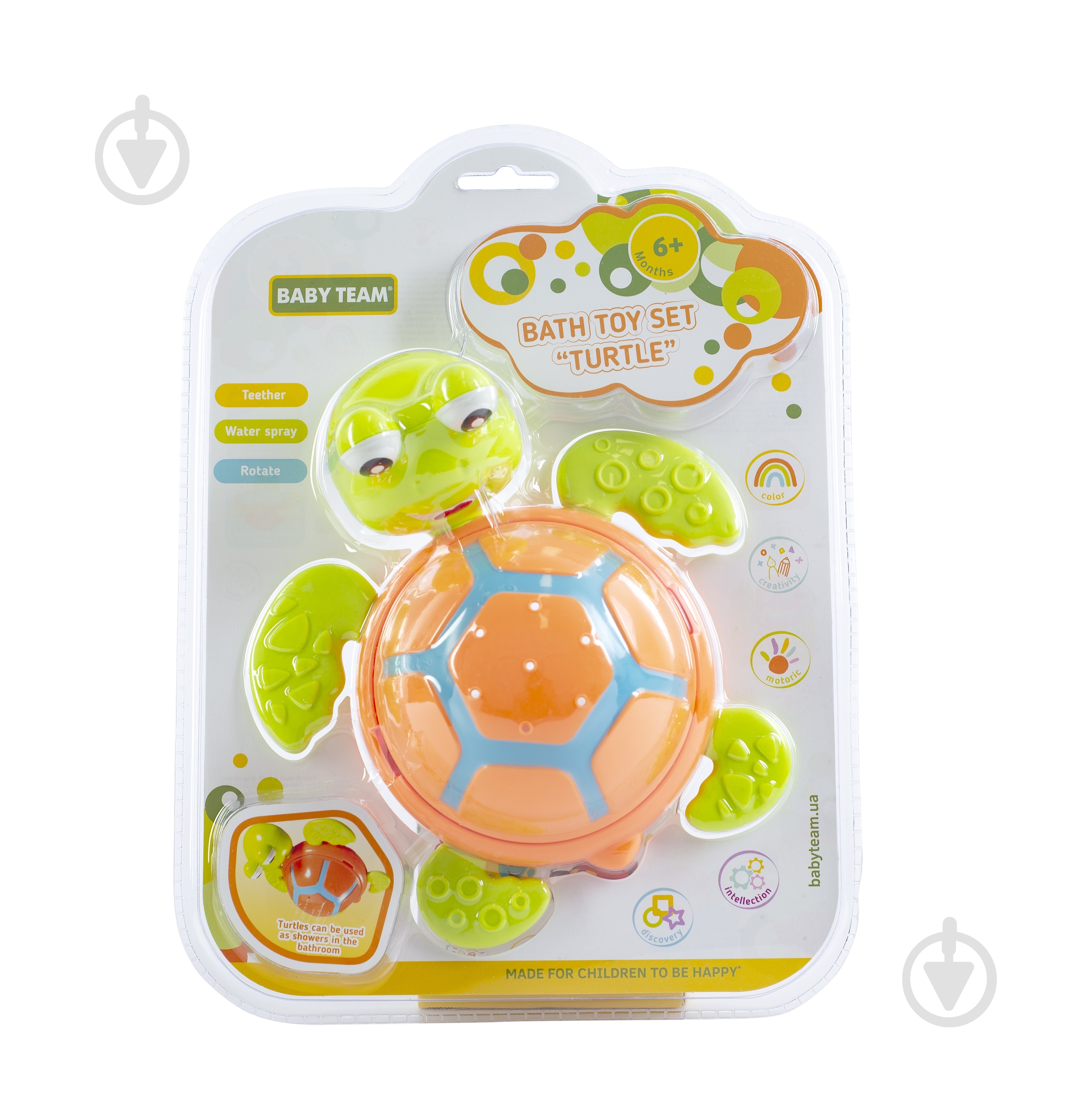 Набор игрушек для ванной Baby Team Черепашка 9028 - фото 3 Набор игрушек для ванной Baby Team Черепашка 9028 - фото 3