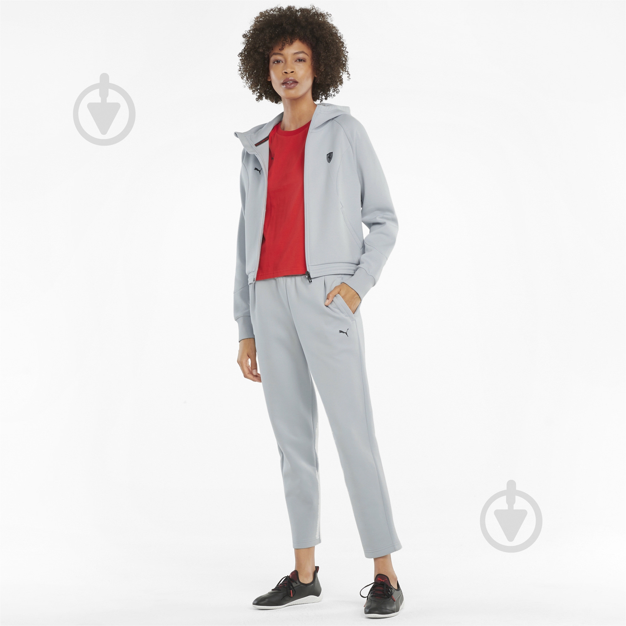 Худі Puma Ferrari Style Wmn Hd Swt Jkt 53177605 р. XS сірий - фото 5 Худі Puma Ferrari Style Wmn Hd Swt Jkt 53177605 р. XS сірий - фото 5