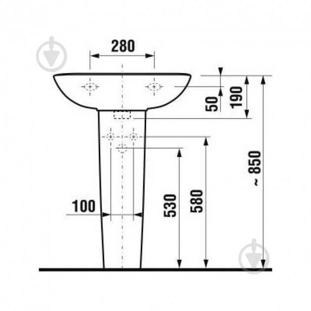 Пьедестал Jika 1961.0 Олимп Deep - фото 2