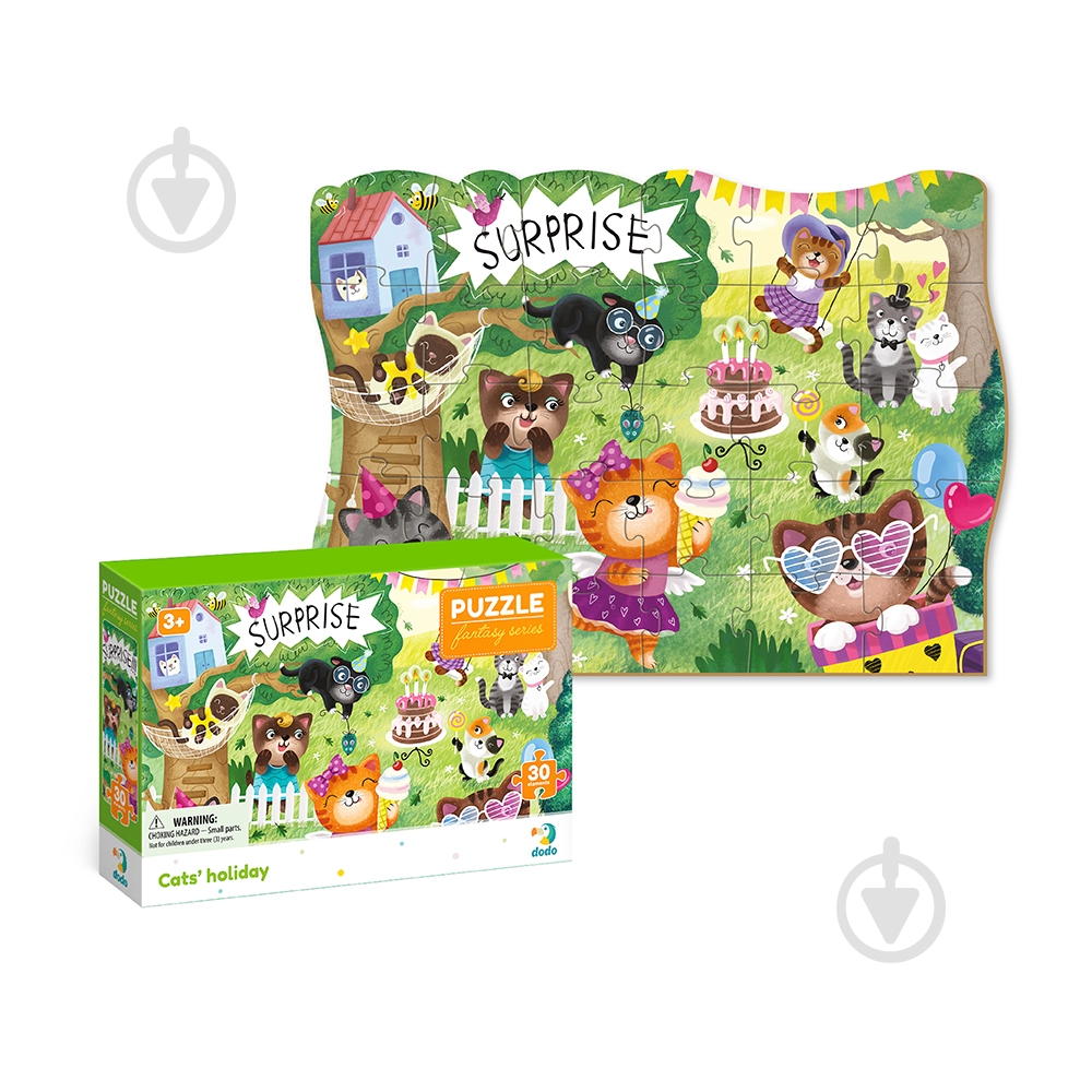 Пазл DoDo Праздник котиков 300417 - фото 1 Пазл DoDo Праздник котиков 300417 - фото 1