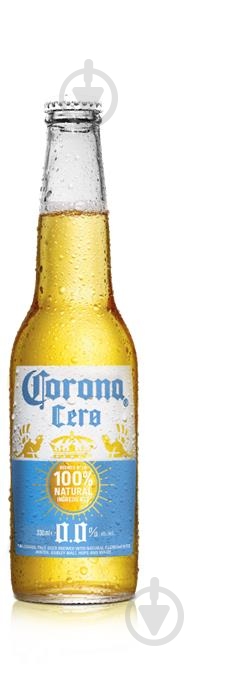 Пиво безалкогольное Corona Extra светлое пастеризованное 0% 0,33 л - фото 1